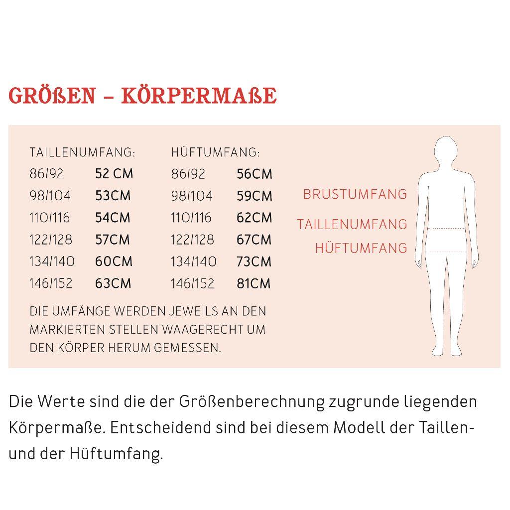 Papierschnittmuster Leggings Rieke Gr. 86-152